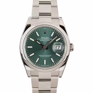 Rolex Datejust 126200 Green Dial