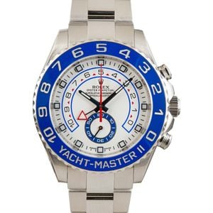 Rolex Yacht-Master II Ref 116680 White Dial